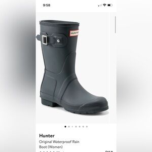 Hunter rain boots